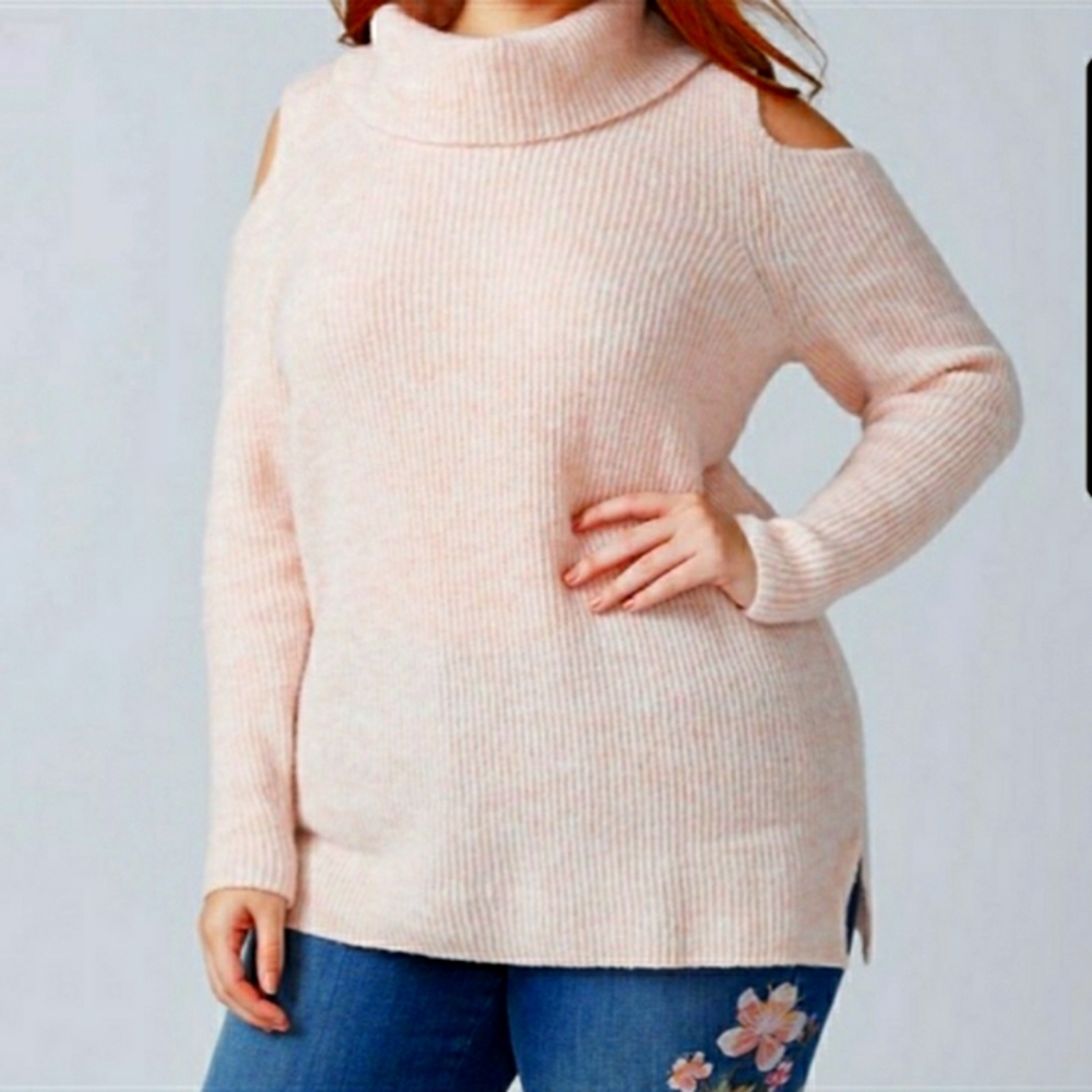 Lane Bryant Cold Shoulder Sweater NWT Size 26W
